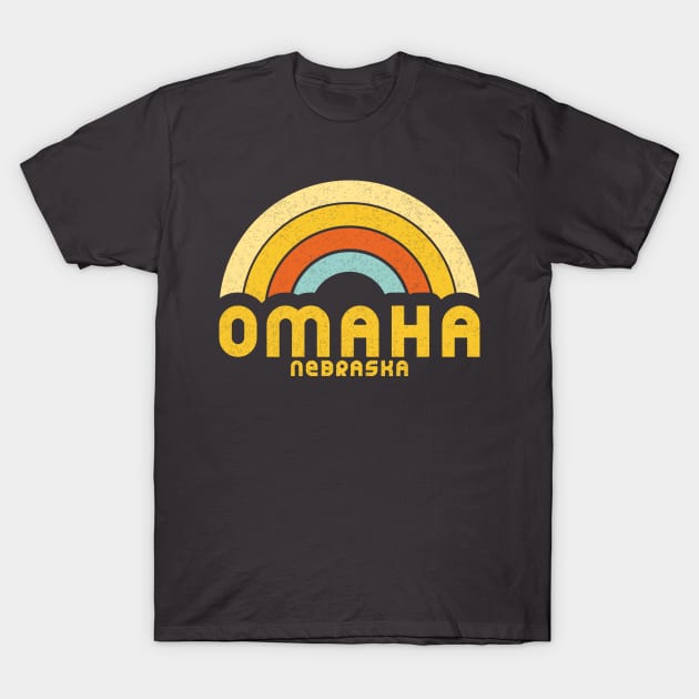 Retro Omaha Nebraska T-Shirt by dk08